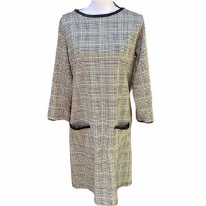 Max Studio Plaid Knit Dress Size L